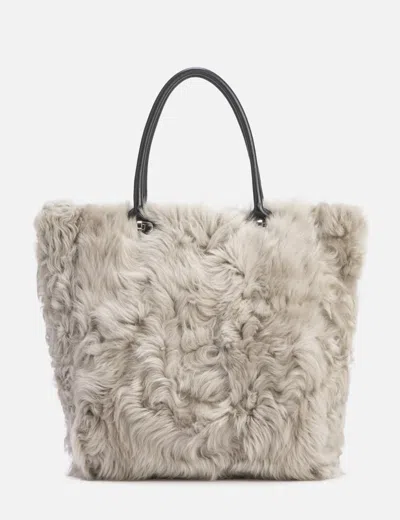 Marni Sheepskin Shearling Tote Bag