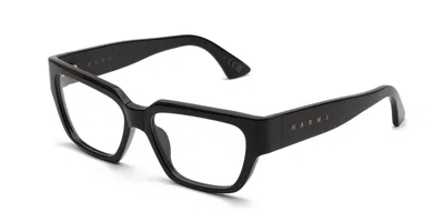 Marni Shilago Black Dpq Men's Glasses Black Size 56 - Free Lenses - Blue Light Block Available