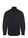 Marni Cool Wool Shirt With Contrast Stitching Shirt And Blouse Black