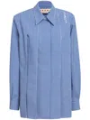 Marni Gingham-check Pleated Shirt