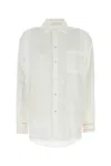 Marni Camicia In Lino Bianco Donna