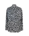 Marni Camicia In Seta Con Stampa Dillies Bianca E Nera In Black