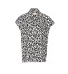 Marni Floral Print Collar Top In Black