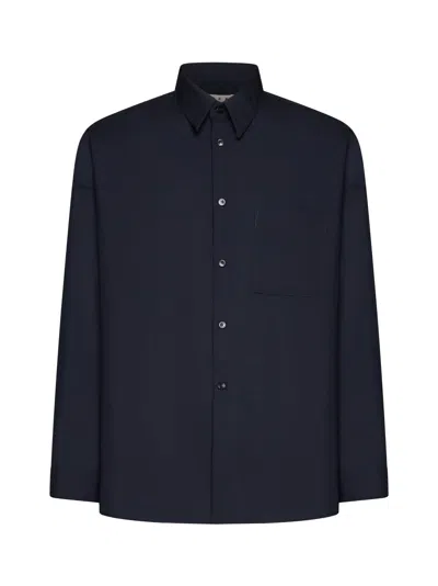 Marni Shirt In Blu Black