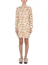 Marni Shirt Dress With Floral Pattern In Multicolour
