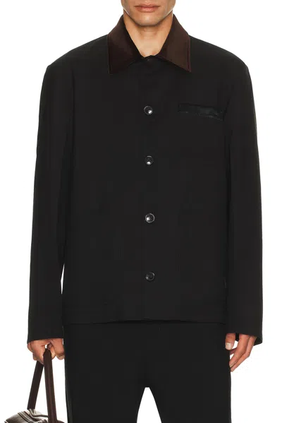 Marni Shirt Jacket In Black