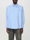 MARNI SHIRT MARNI MEN COLOR SKY BLUE,F77410016