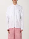 Marni White Printed Shirt In White