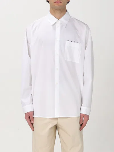 MARNI SHIRT MARNI MEN COLOR WHITE,G59463001