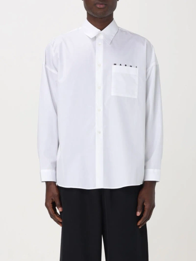 MARNI SHIRT MARNI MEN COLOR WHITE,f26484001