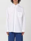 Marni White Printed Shirt In White
