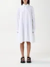 Marni Knee Length Dress A-line Silhouette In Weiss