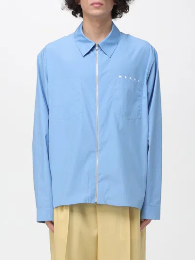 Marni Shirt Men  In Blue