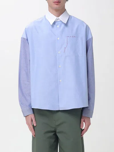 Marni Shirt Men  In Blue