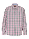 Marni Checked-pattern Long-sleeve Shirt In Multi