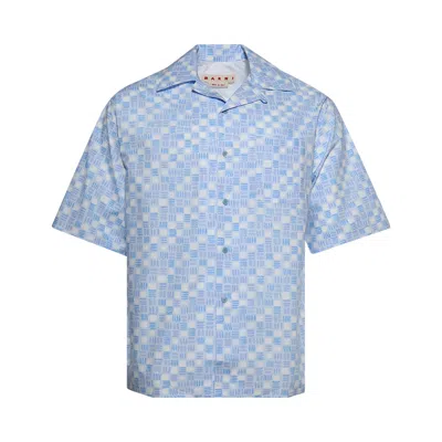 Pre-owned Marni Shirt 'sky' | Blue | Men's Size 54