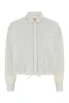 Marni Oversize Poplin Shirt In White