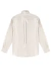 Marni Shirt With Embroidered Logo In Neutral