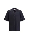 Marni Denim Bowling Shirt In Blue