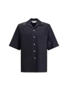 Marni Denim Bowling Shirt In Blue