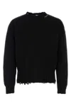 Marni Black Cotton Knitwear In Black