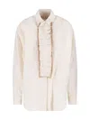 Marni Ruffled Blouse In Neutral