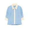 Marni Shirts Blue, Neutral In Blue