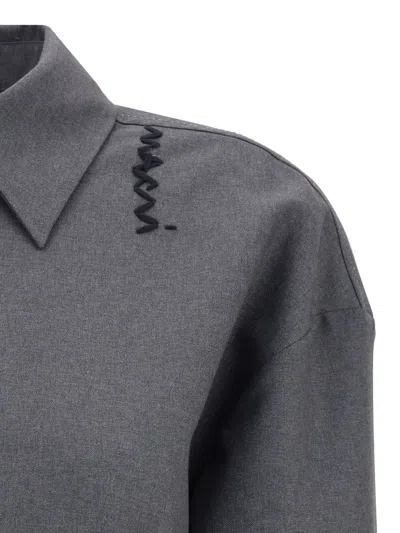 Marni Shirts In Grey