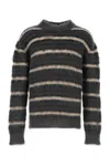 Marni Striped Wool Mohair Sweater In Multi