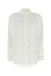 Marni Camicia In Lino Bianco Donna In White