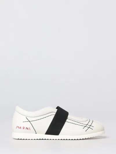 MARNI MARNI LEATHER MARY JANE SHOES,I06186001