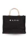 Marni Small Raffia-effect Tote Bag