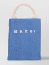 Marni Shopper Bag With Shoulder Strap And Top Handles