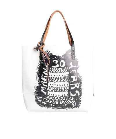 Marni Shopper Handbags In Black