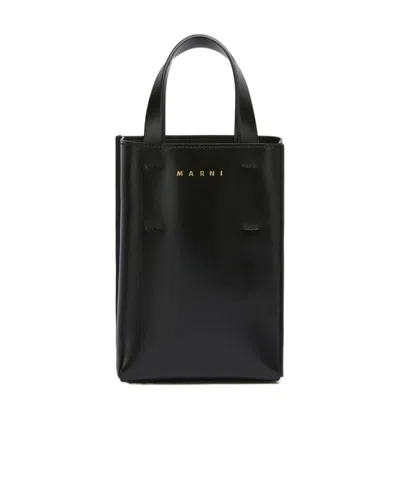 Marni Shopping Bag In Black