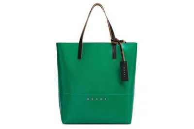 Pre-owned Marni Shopping Bag Green