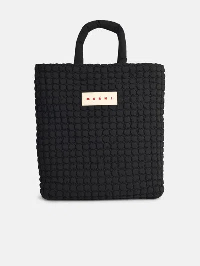 Marni 'shopping Bag' In Black Fabric