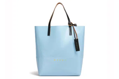 Pre-owned Marni Shopping Bag Light Blue