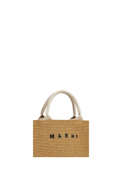 Marni Shopping Bag In Natural