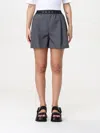 Marni Pleated Shorts With Branded Band In Grau