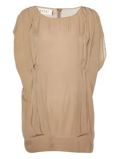 Pre-owned Marni Short Sleeve Blouse