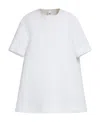 Marni Crewneck Mini T-shirt Dress In White