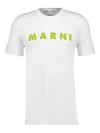 Marni Short-sleeve Cotton T-shirt In White