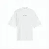 Marni Short-sleeve Cotton T-shirt With Subtle Logo Detail In White