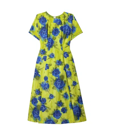Marni Short Sleeve Dress In Green