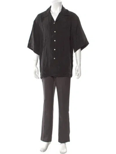 Pre-owned Marni Short Sleeve Shirt In Black