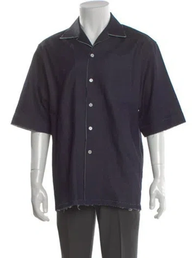 Pre-owned Marni Short Sleeve Shirt In Blue