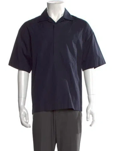 Pre-owned Marni Short Sleeve Shirt In Blue