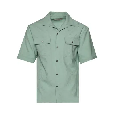 Pre-owned Marni Short-sleeve Shirt 'linden' | Green | Men's Size 48
