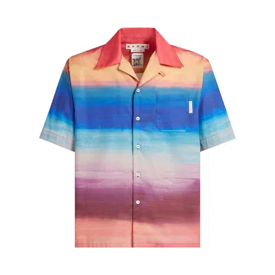 Pre-owned Marni Short-sleeve Shirt 'multicolor' | Multi-color | Men's Size 48